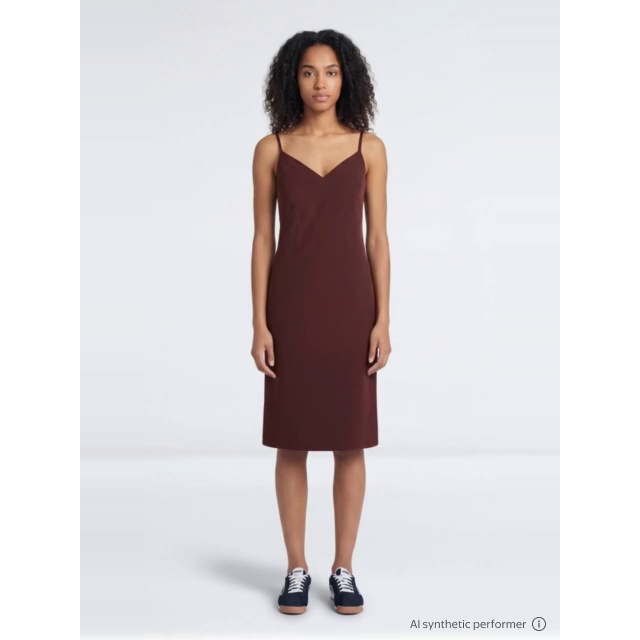 thumbnail enriched-apparel-video image 2 of Avia Women’s Feather Stretch Midi Dress, Sizes XS-XXXL, 2 of 6