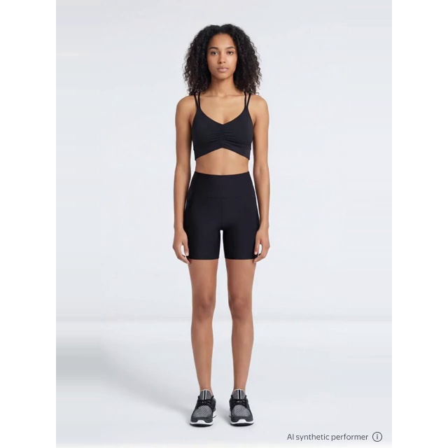 thumbnail enriched-apparel-video image 2 of Avia Women's Shine Bike Shorts, 5" Inseam, Sizes XS-XXXL, 2 of 6
