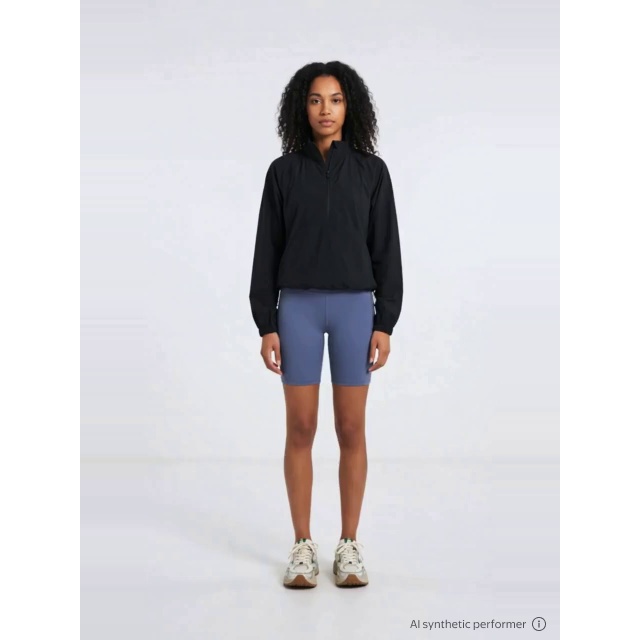 thumbnail enriched-apparel-video image 2 of Avia Women's Half Zip Run Jacket with Long Sleeves, Sizes XS-XXXL, 2 of 7