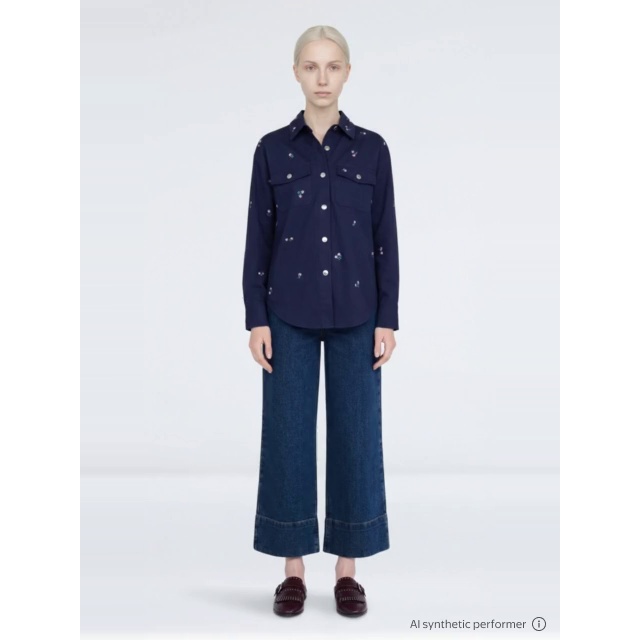 thumbnail enriched-apparel-video image 2 of Free Assembly Women's High Rise Wide Leg Cuffed Ankle Jeans, 27 in Inseam, Sizes 0-16, 2 of 6