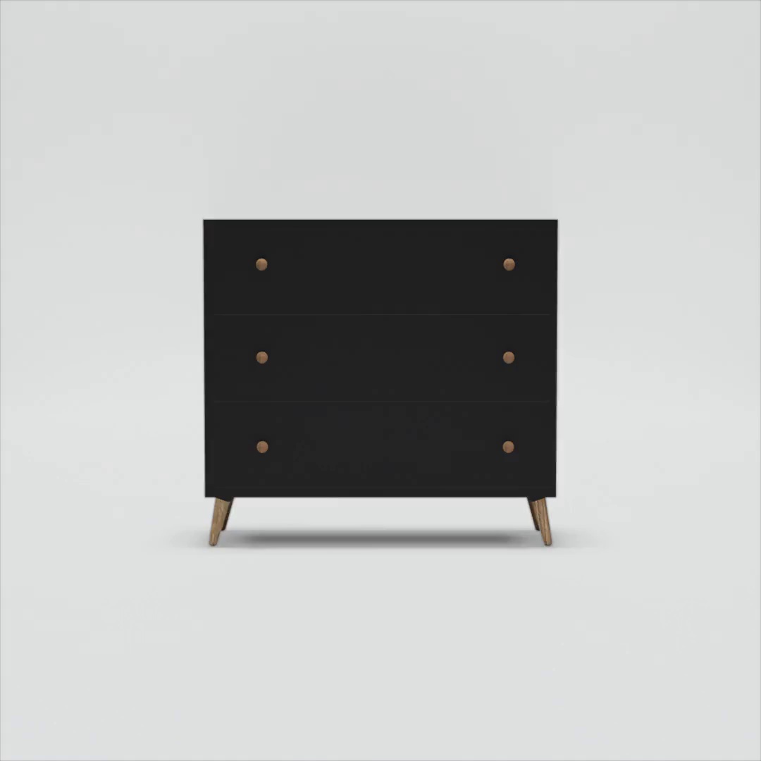 Delta Children Essex 3 Drawer Dresser with Interlocking Drawers