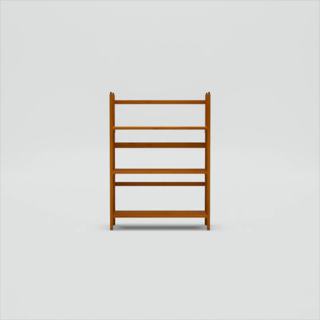 Casual Home, 3-Shelf Folding Stackable Bookcase, 27.5