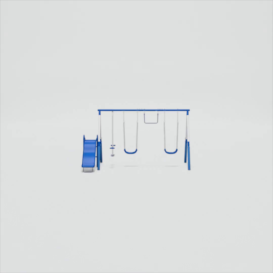 Sportspower, Metal Swing Set, Blue, 11' 3