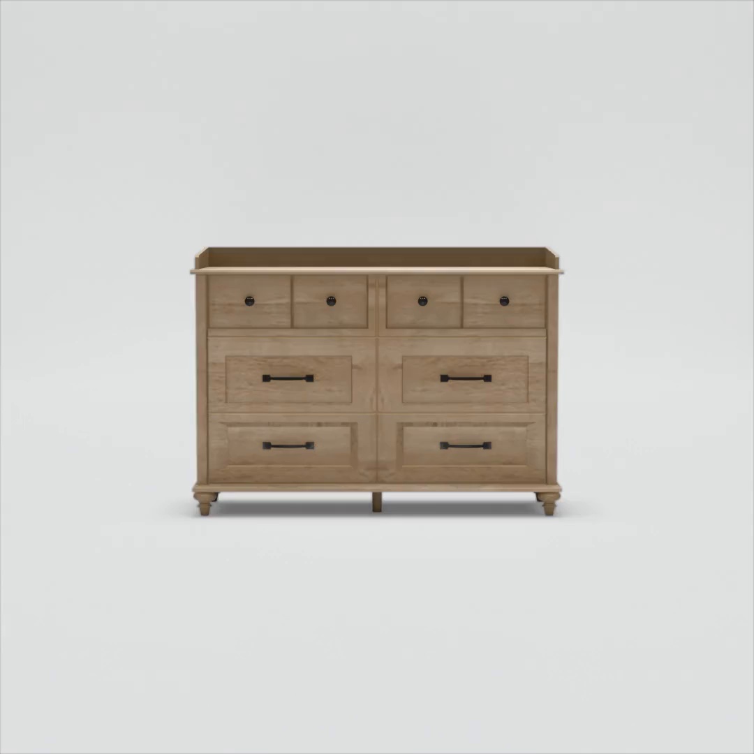brown white kids dresser Wood with 6 Drawers, Oak Nursery Dresser Chest of Drawers, Mid-Century Dresser for Bedroom Size:L 10/12 CuteOutfits on LTK The ample drawer space QTY:408