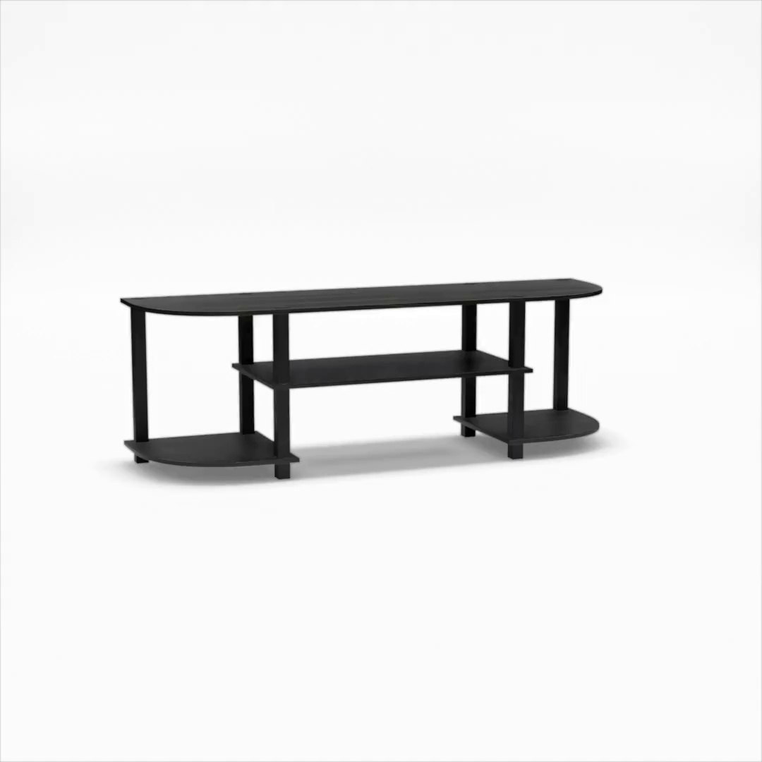 Furinno 11058EX/BK Turn-S-Tube Wide TV Entertainment Center
