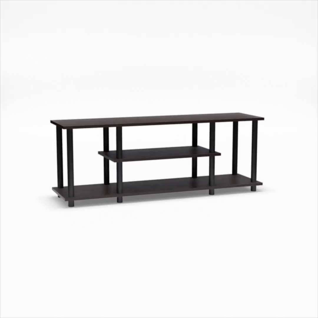 Furinno Turn-N-Tube No Tools Assembly Required TV Stand for up to