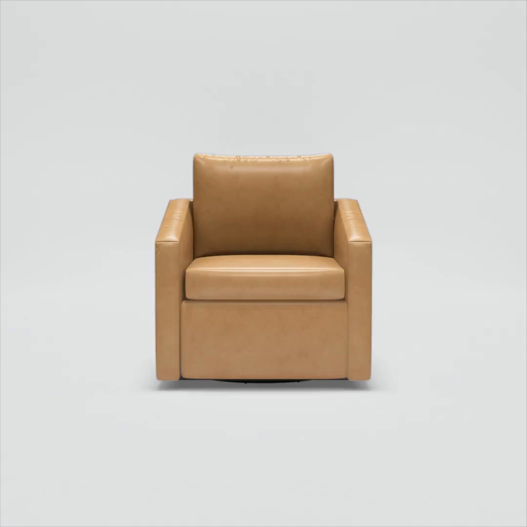 Better Homes & Gardens Steele Adult Swivel Armchair Faux Leather