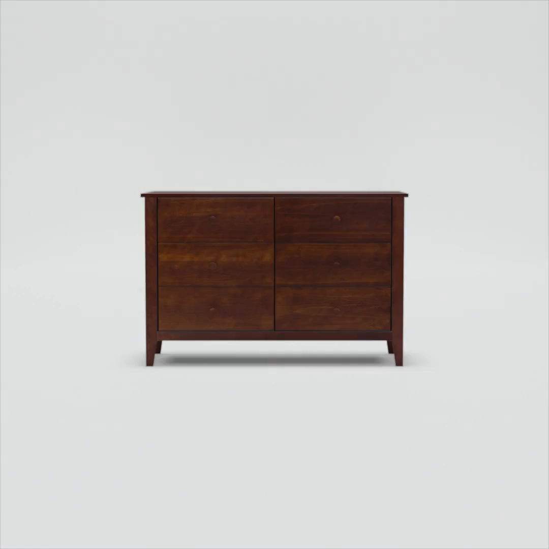 Carter's by DaVinci, Dresser, Morgan 6-Drawer, Espresso - Walmart.com