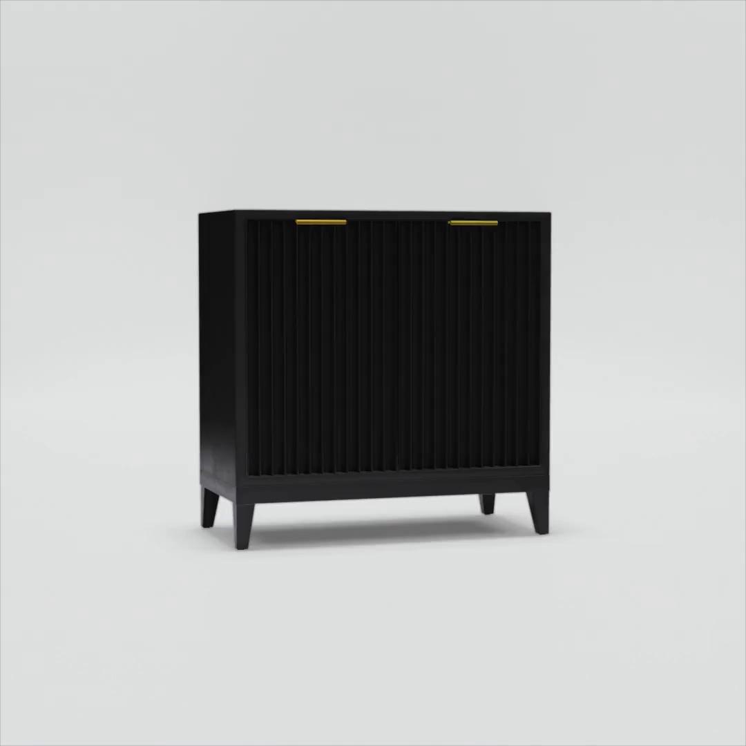 Nathan James 71804 Jasper Modern Sideboard Storage Accent Cabinet