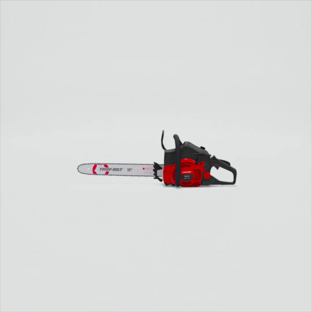 Troy-Bilt 18 in. 42cc Gas Powered Chainsaw, TB4218 - Walmart.com