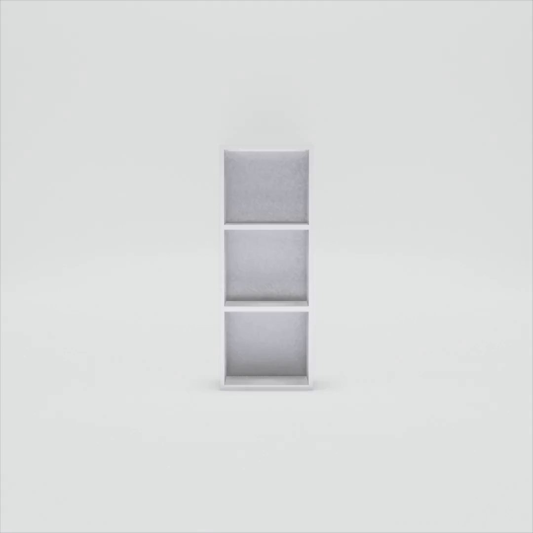 TOKO HF White Limited Edition 3個セット Furinno 11003WH 3 - Tier Open Shelf Bookcase, White, 31.5 inches H