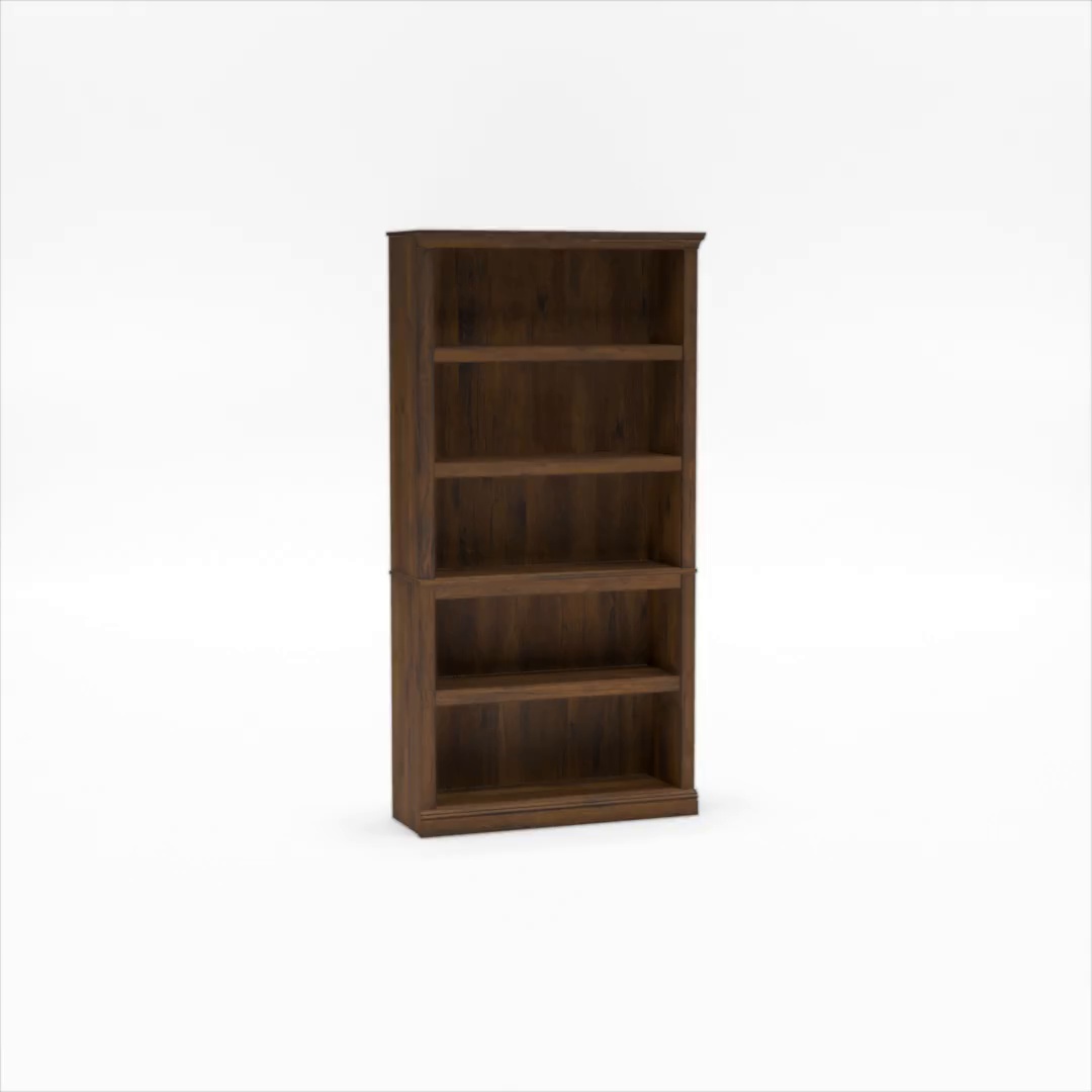 SAUDER オープンシェルフ 304 ブラウン Sauder, Bookcase, 35.3