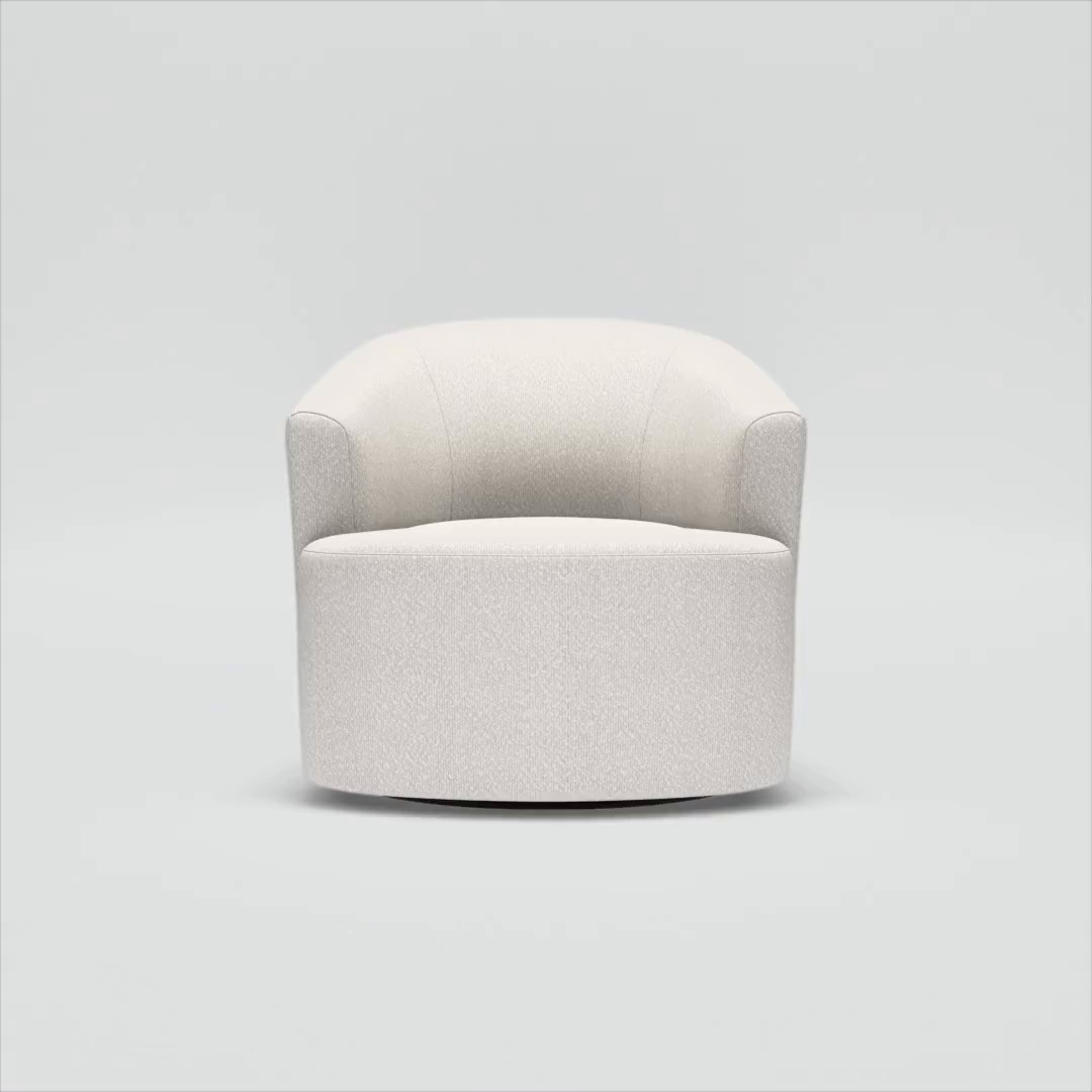 Mainstays Boucle Swivel Accent Chair, Cream - Walmart.com