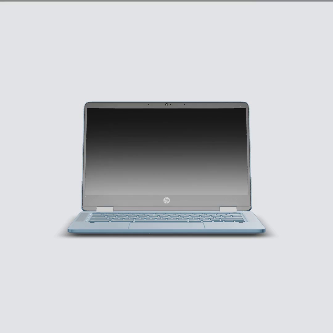 HP, 14 Inch Touch Chromebook, Forest Teal, Intel Celeron N4120