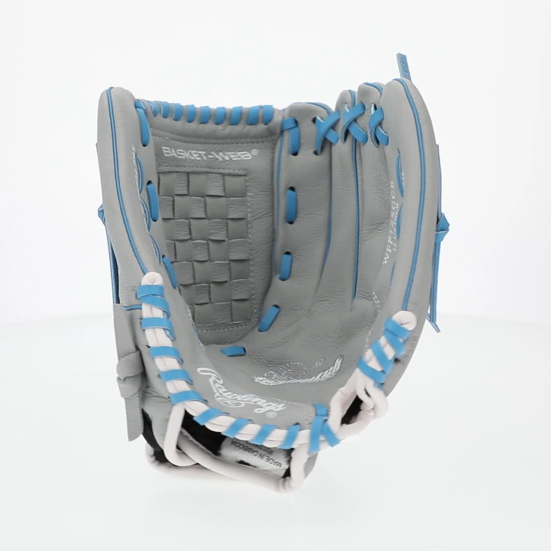 Rawlings 軟式グローブ 12.5インチ Rawlings Fastpitch Glove Gray/Blue | Right Hand Throw | 12.5