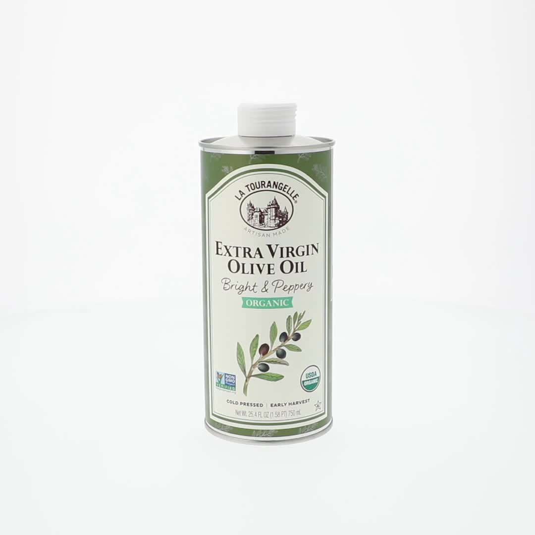 La Tourangelle Organic Extra Virgin Olive Oil, 25.4 fl oz (750 ml