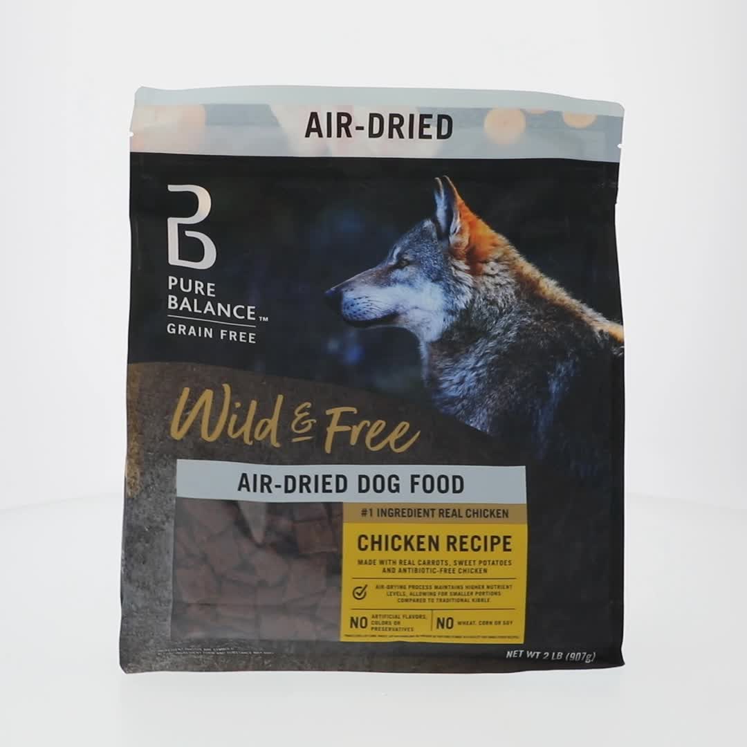 Pure Balance Wild & Free Air Dried Dog Food Chicken Recipe 2 lbs