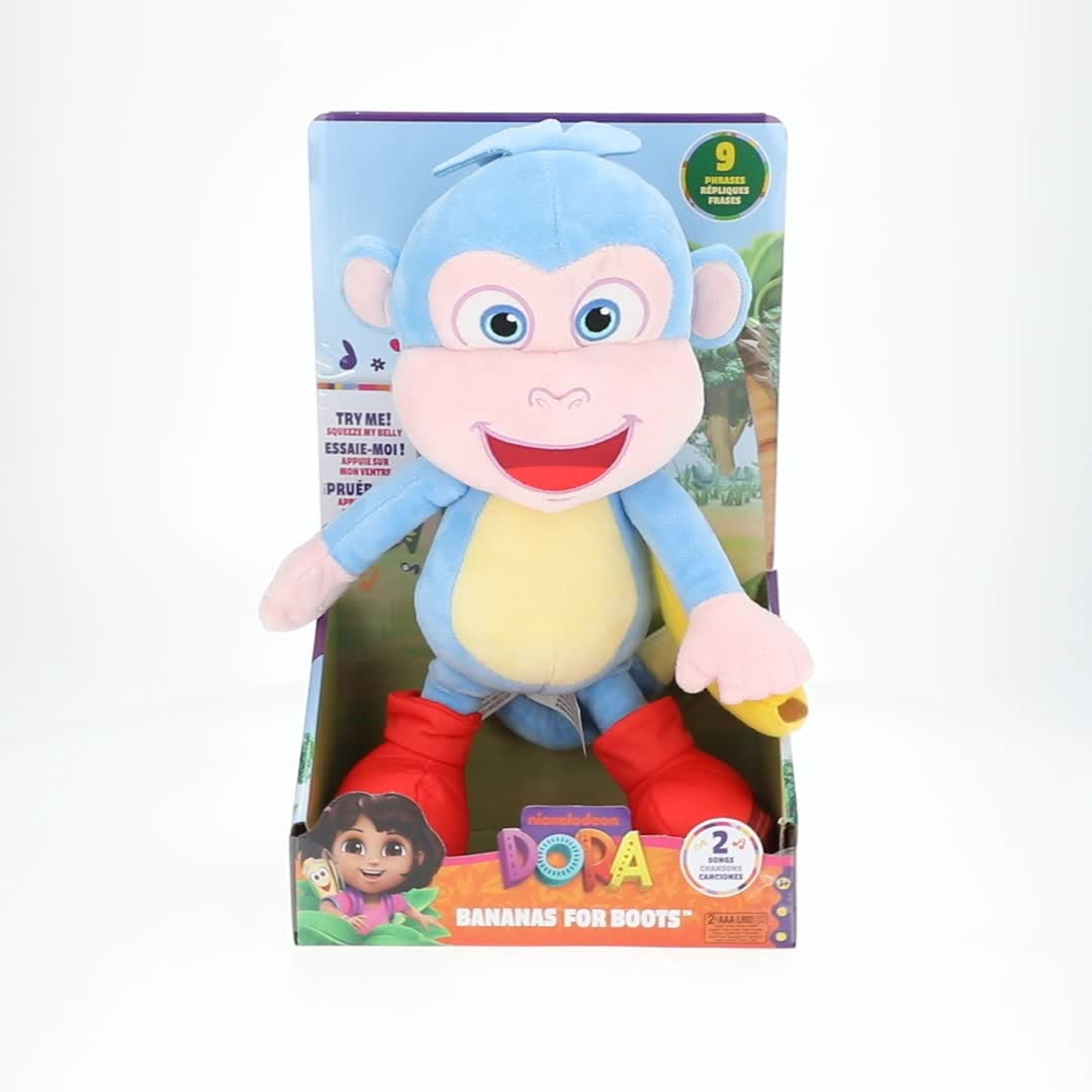 Dora the Explorer, 13-inch Boots with Banana Plush Toy
