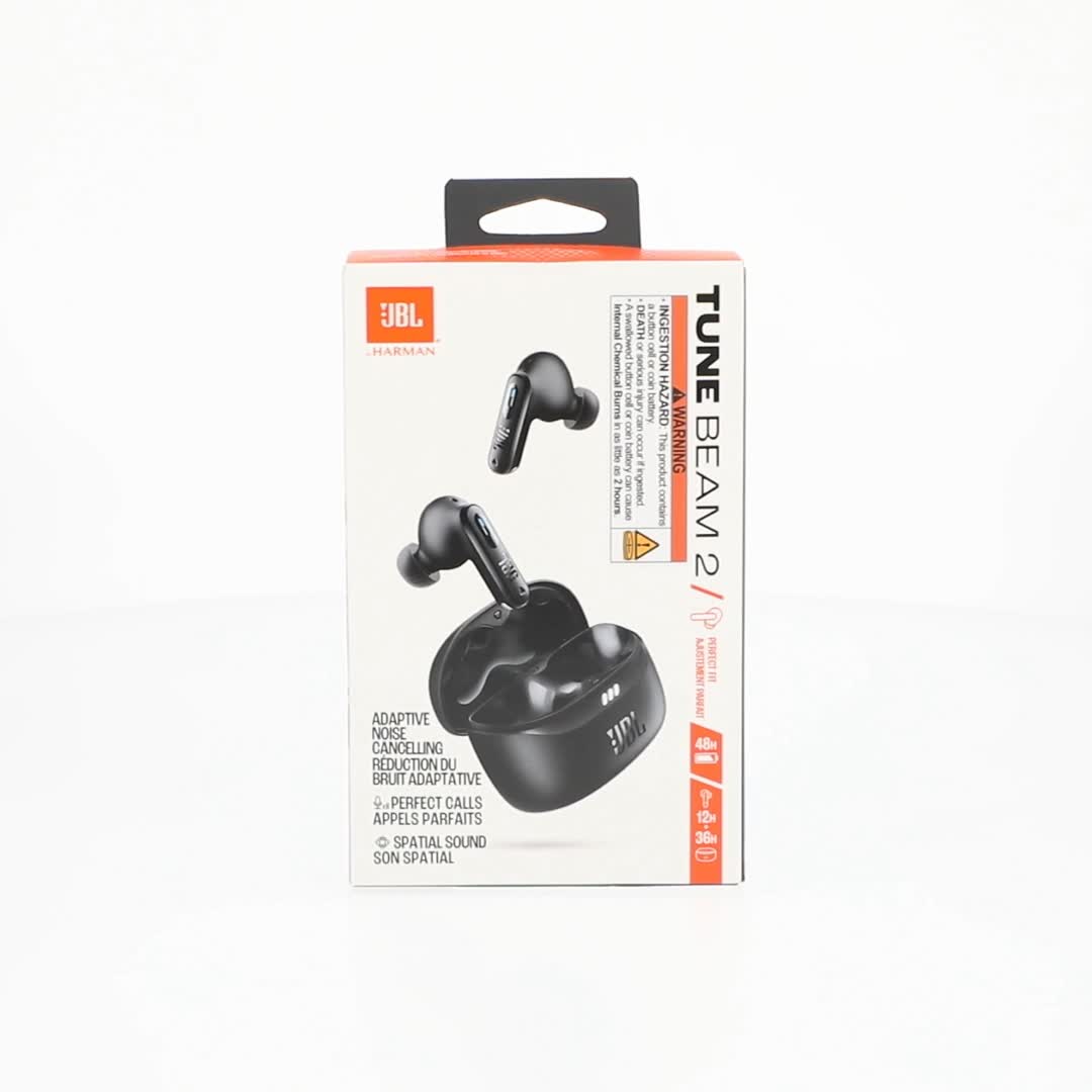 JBL Tune Beam 2 - True Wireless Noise Cancelling Inner Ear Earbuds