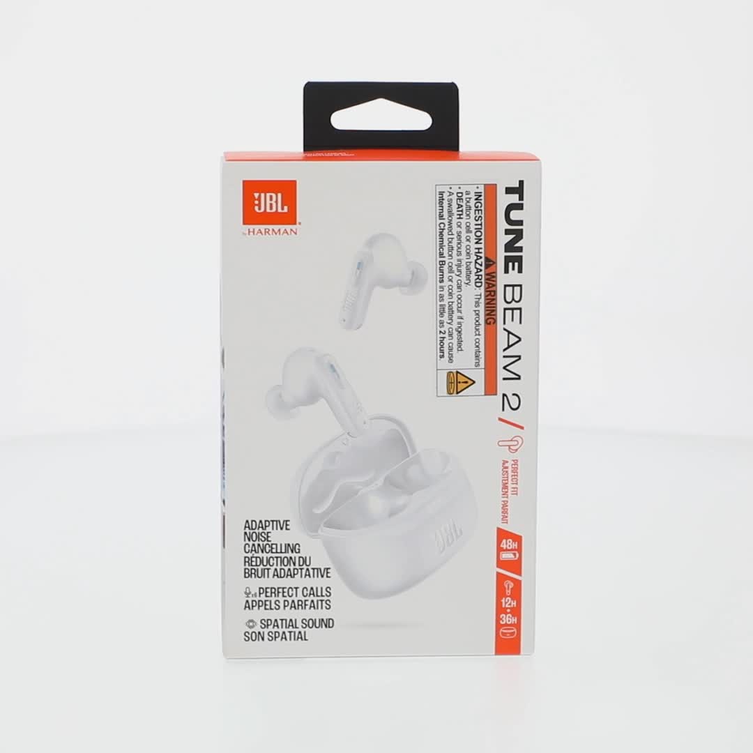 JBL, True Wireless Earbuds, Tune Beam 2, Noise Cancelling