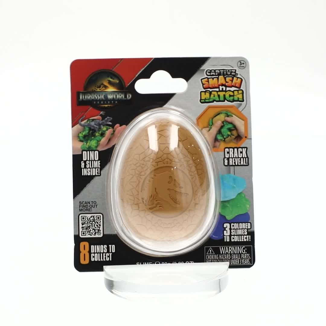 Jurassic World Rebirth Captivz Smash N Hatch Egg Dinosaur Toy 3+