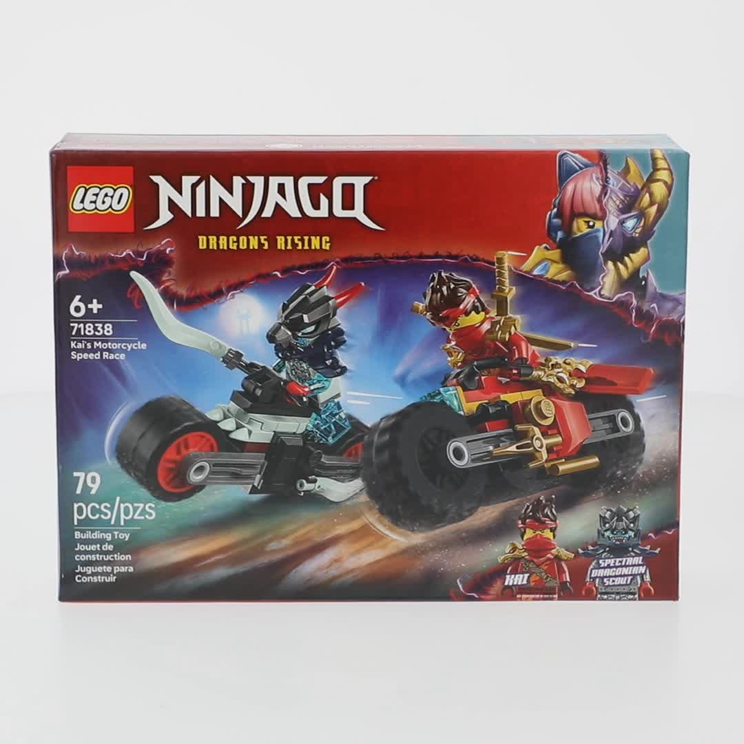LEGO NINJAGO Kai's Motorcycle Speed Race Building Toy for Kids