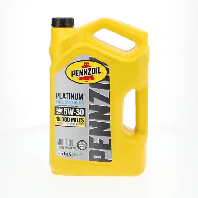 Pennzoil Platinum 5W-30 Full Synthetic Automotive Motor Oil, 5