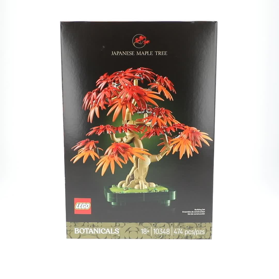 LEGO, Botanicals Japanese Red Maple Bonsai Tree, 10348, 474 Pieces