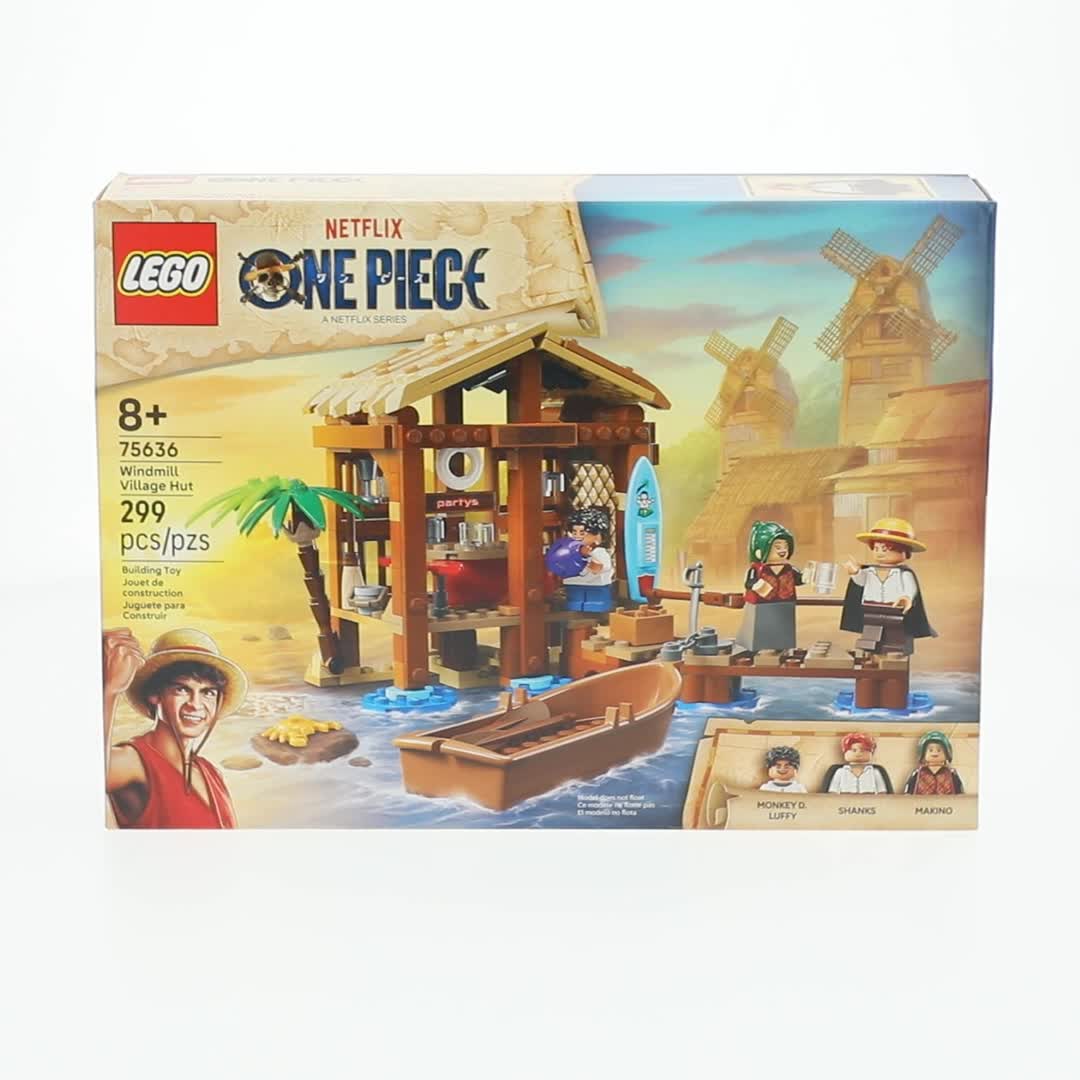 LEGO ONE PIECE Windmill Village Hut Building Set, 299 Pieces, Ages
