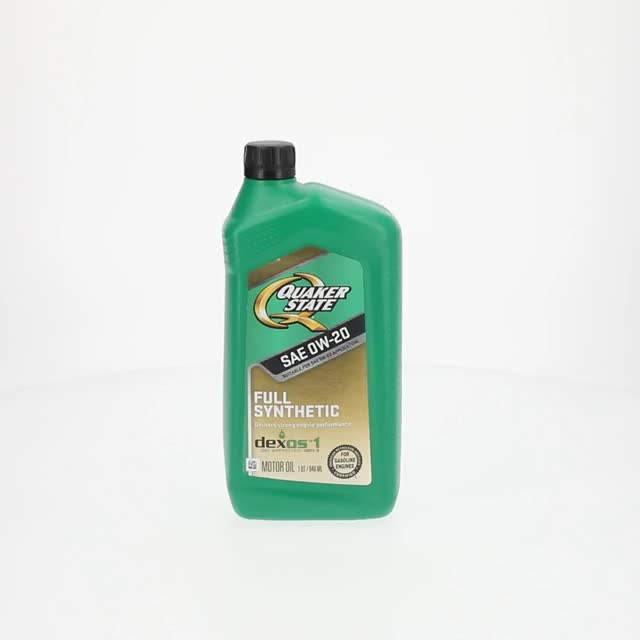 Quaker State Full Synthetic 0W-20 Motor Oil, 1 Quart - Walmart.com