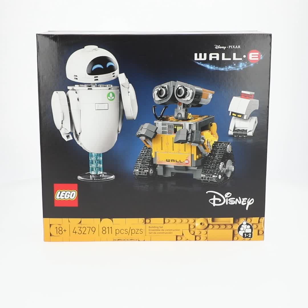 LEGO Disney and Pixar Wall-E and EVE Building Set, 43279, for