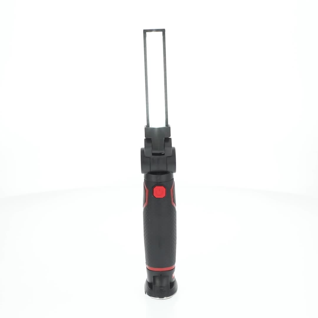 Hyper Tough Rechargeable LED Work Light with Magnetic Base Hanging