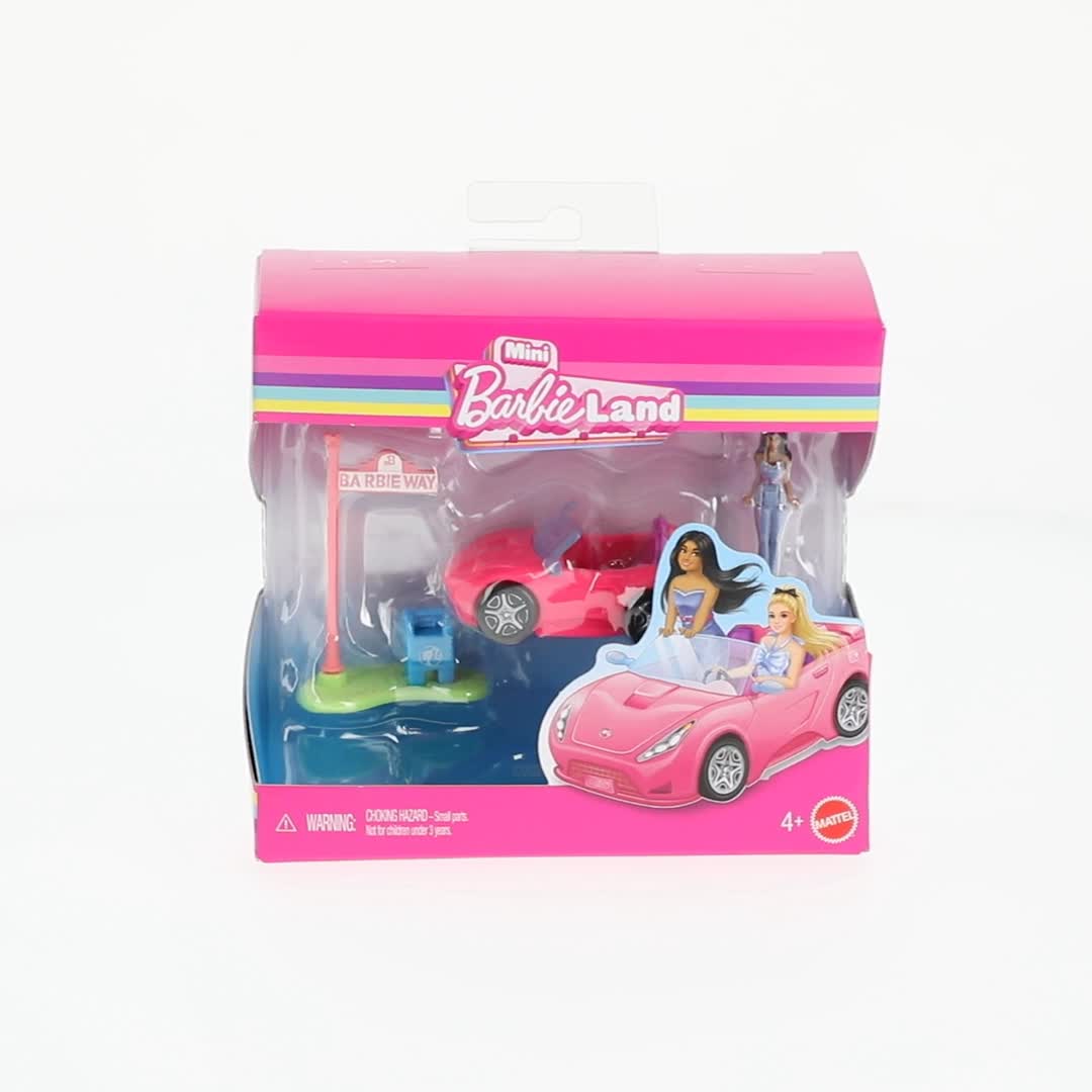 Barbie, Mini BarbieLand Collectible Playsets, with 1.5-Inch Doll