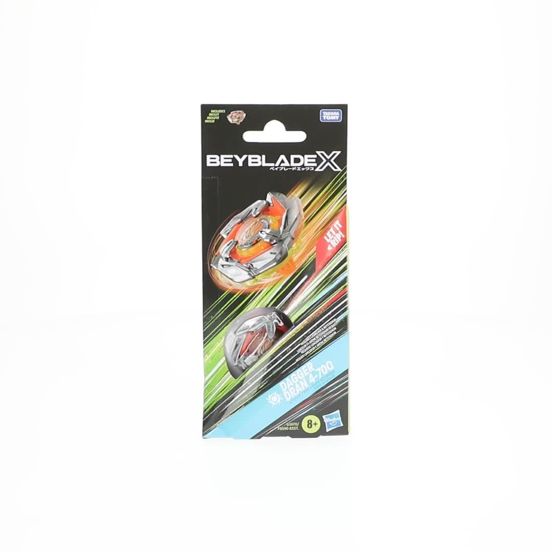 Beyblade X Dagger Dran 4-70Q Booster Pack Set with Attack Type Top