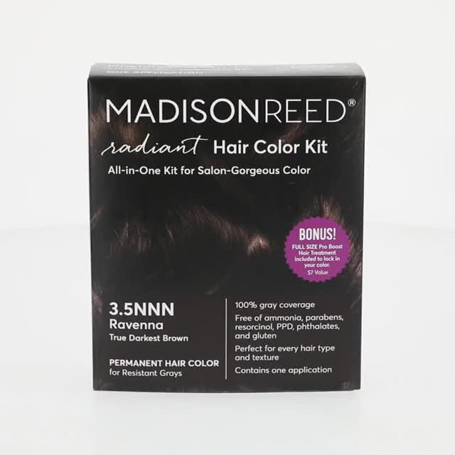 Madison Reed Radiant Permanent Hair Color Kit, Ravenna 3.5NNN