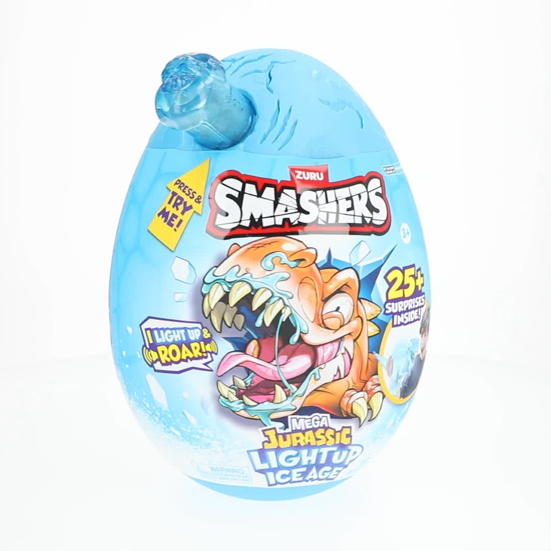Smashers Mega Jurassic Light up Ice Age (Assorted) Novelty