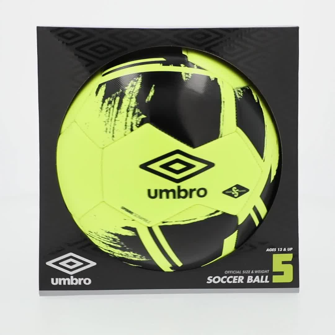 Umbro Scramble Size 5 Training Soccer Ball, Yellow and Black
