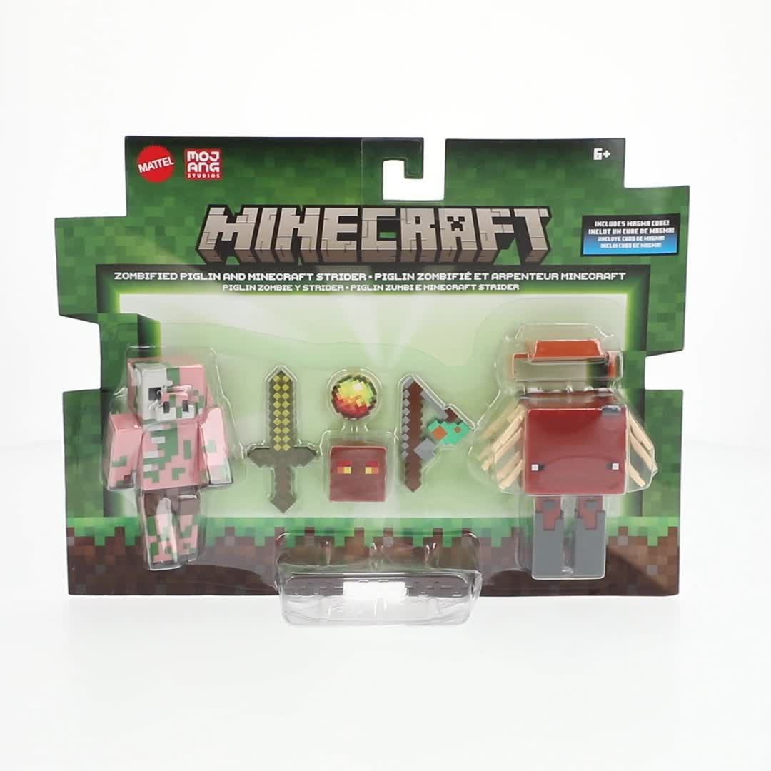 Minecraft Action Figures & Accessories 2-Pack, Zombified Piglin