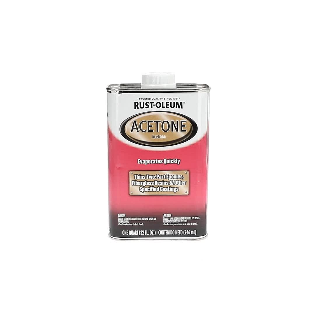 Rust-Oleum Automotive Acetone-248667, Quart - Walmart.com