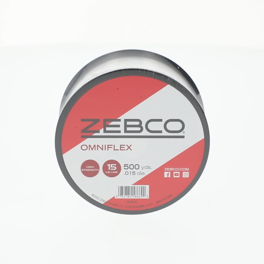 monoluk★ Zebco Omniflex Monofilament Fishing Line, 15-Pound, 500yd