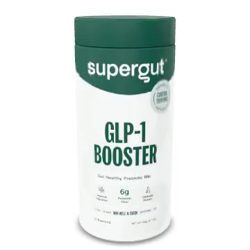 glp 1 booster walmart Supergut GLP-1 Daily Support Unflavored Prebiotic Fiber Blend for  Metabolism Support & Digestive Health, 5.7 oz, 20 Servings