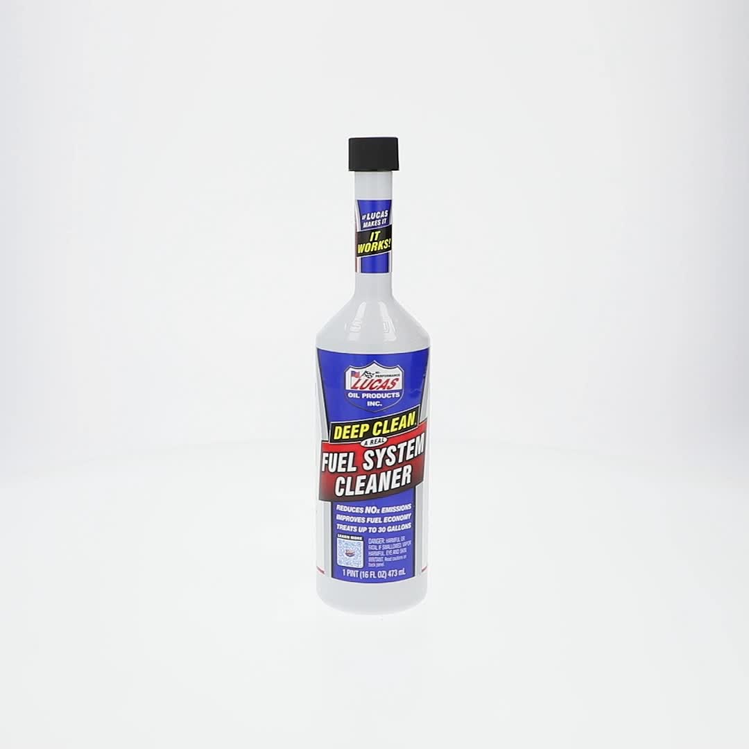 Lucas Oil 10512 Deep Clean Fuel System Cleaner, 16 Oz, Treats 30