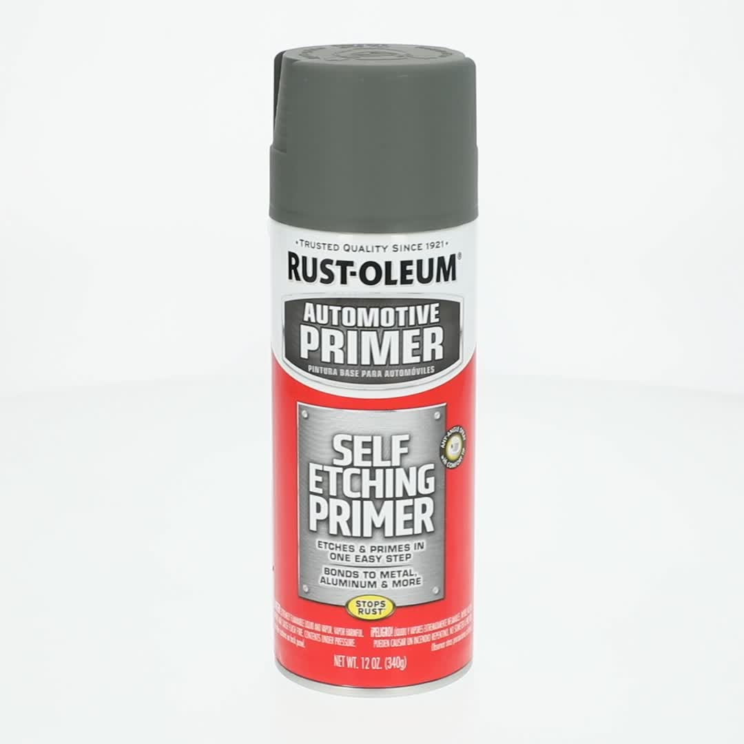 Rust-Oleum Automotive Self Etching Primer Spray, Dark Green, 12 oz