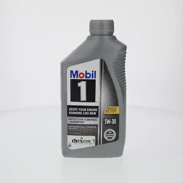 Mobil 1 Advanced Full Synthetic Motor Oil 5W-30, 1 Quart, Up to