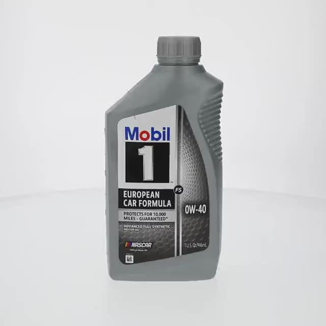 Mobil 1 FS European Car Formula Full Synthetic Motor Oil 0W-40, 1