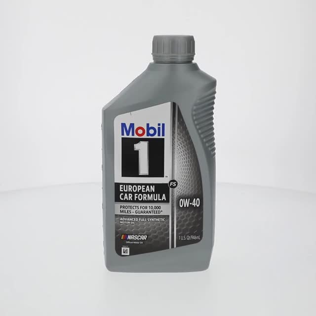 Mobil 1 FS European Car Formula Full Synthetic Motor Oil 0W-40, 1