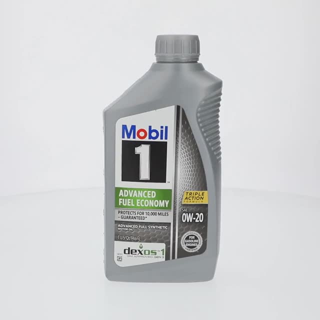 Mobil 1 Advanced Fuel Economy Synthetic Motor Oil, 0W-20, 1 Quart