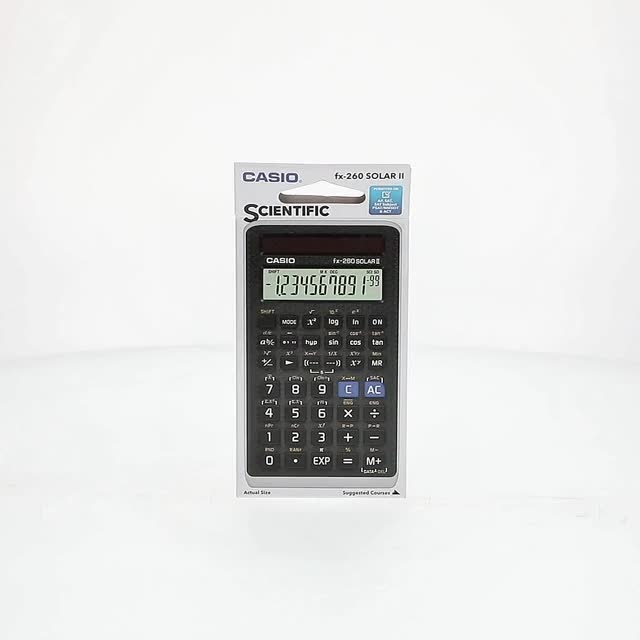 Casio FX-260 Solar II Scientific Calculator, Elementary to High