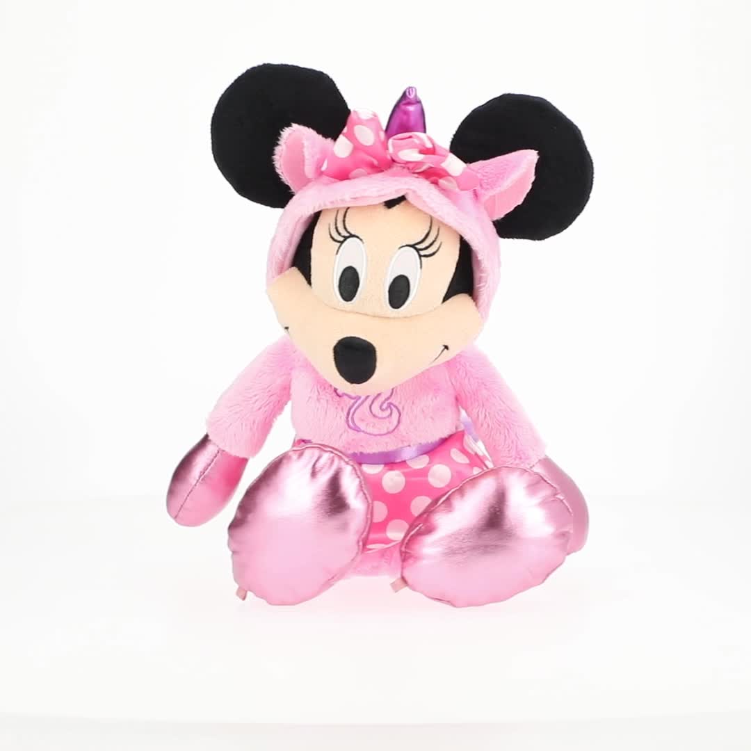 Disney Jr. Minnie Mouse Silly Giggling Feature Plush, Interactive