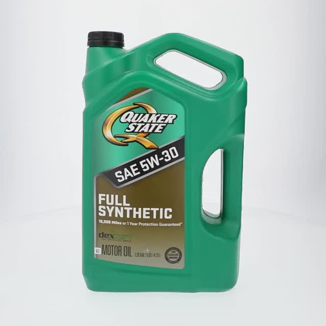 Quaker State Full Synthetic 5W-30 Motor Oil, 5-Quart - Walmart.com